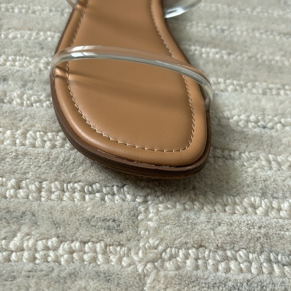 The Drop Women’s Paris Square Toe Two Strap Sandal - Picture 8 of 13